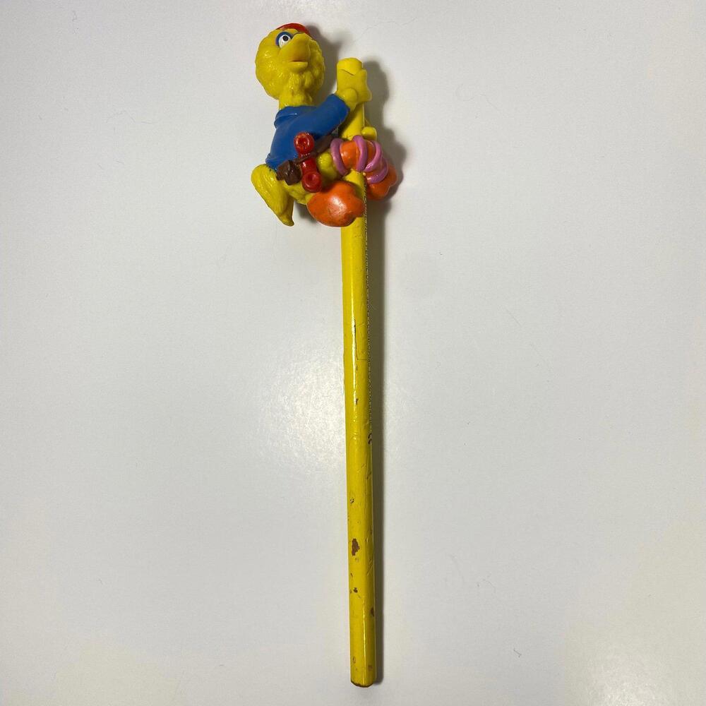 Vintage Applause Sesame Street Big Bird Pencil - READ DESC.
